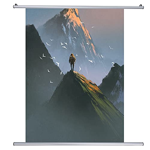 Magnetische Posterleiste Elegant Posterschiene für Bilder Poster aufhängen Magnetische Klemmschiene aus Aluminium Verschiedene Größen (Size : 100cm) von Ejoyous