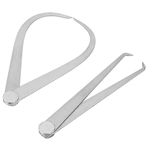 Messschieber Gemeinsame Calipers, 2Pcs 6 Maschinist Edelstahl Joint Calipers Set Außen Innen Messschieber Tool Caliper Clay Skulptur Keramik Messwerkzeuge von Ejoyous