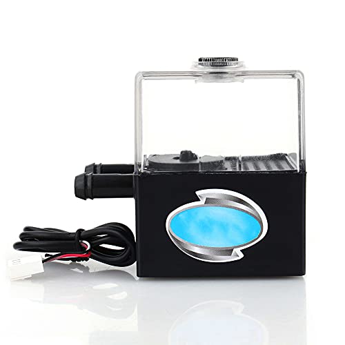 Ejoyous PC Wasserkühlung Pumpe, 300 l/h Durchfluss, 3P Stromanschluss, für Desktop-PCs von Ejoyous