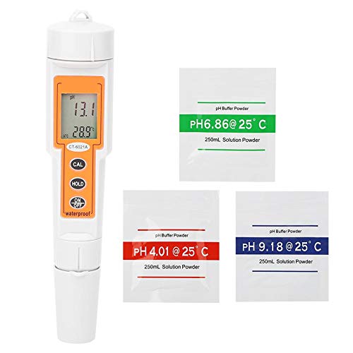 PH Messgerät Pool Tester Wasserqualität Tester pH Meter pH Tester mit LCD Anzeige/Digitales PH Wert/TDS Messgerät für Trinkwasser/Schwimmbad/Pools/Labor usw. von Ejoyous