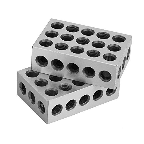 Parallelblöcke Set 2 stücke, 1-2-3 Block Metrisch Parallel Unterlagen 23 Löcher Machinist Block Präzisions Block, für Werkzeugmaschine Matched Spannblöcke Drehwerkzeuge 25x50x75m Parallelblöcke Set 2 stücke, 1-2-3 Block Metrisch Parallel Unterlagen 23 Löcher Machinist Block Präzisions Block, für Werkzeugmaschine Matched Spannblöcke Drehwerkzeuge 25x50x75m von Ejoyous