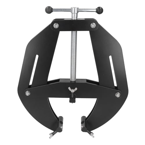 Ejoyous Rohr Ausrichtungs Klemme, Kohlenstoffstahl, Schwarz, 12,7-30,5 cm, für genaue Installation, Holzbearbeitung, Schweißer Werkzeug von Ejoyous