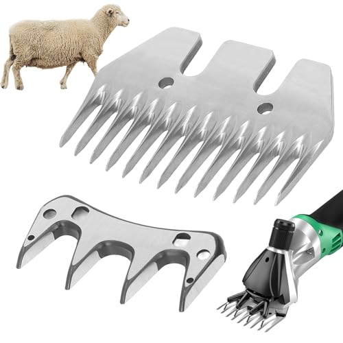 Schafschermaschine Schermesser, gerade 13 Zähne Elektrischer Wollschneider Ziegenklipper Schere Ersatzteil Professionelles Schafschermesser für Schafschur und Tierpflege-Experten Schafschermaschine Schermesser, gerade 13 Zähne Elektrischer Wollschneider Ziegenklipper Schere Ersatzteil Professionelles Schafschermesser für Schafschur und Tierpflege-Experten von Ejoyous