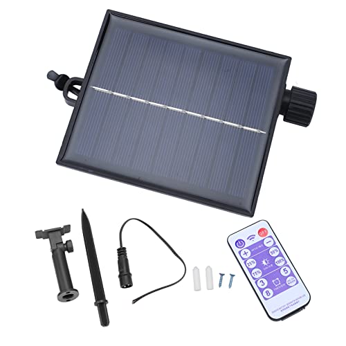 Solar String Light Control Box Automatisch Wasserdicht Einstellbare Leuchtkraft Solar Lampe String Schaltkreis Solar Lichterkette Außen mit einstellbarem Solarpanel von Ejoyous