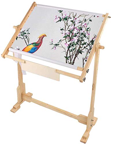 Stickrahmen Eckig, Cross Stitch Stand Stickerei-Kreuzstichrahmen-Ständer 360 ° verstellbarer Stickholz-Ständer dickes gehärtetes Holz Kreuzstich-Gestell für Kreuzstich-Nadelarbeiten 32CT 100cm Stickrahmen Eckig, Cross Stitch Stand Stickerei-Kreuzstichrahmen-Ständer 360 ° verstellbarer Stickholz-Ständer dickes gehärtetes Holz Kreuzstich-Gestell für Kreuzstich-Nadelarbeiten 32CT 100cm von Ejoyous