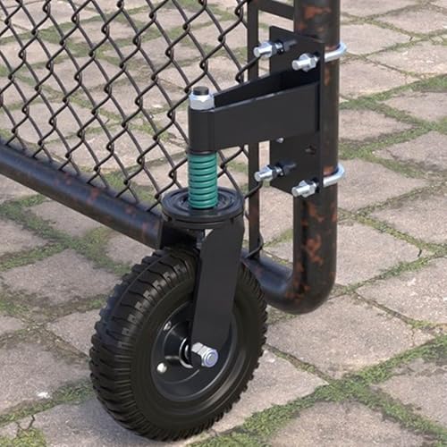 Torrolle 8 Zoll, Schwerlastrolle Federbelastete Torrolle 360° Lenkrolle Torrad 600 Pfund Tragende für Rohrtore Metalltore Holzgatter Zaunpforten Drehtore Torrolle 8 Zoll, Schwerlastrolle Federbelastete Torrolle 360° Lenkrolle Torrad 600 Pfund Tragende für Rohrtore Metalltore Holzgatter Zaunpforten Drehtore von Ejoyous