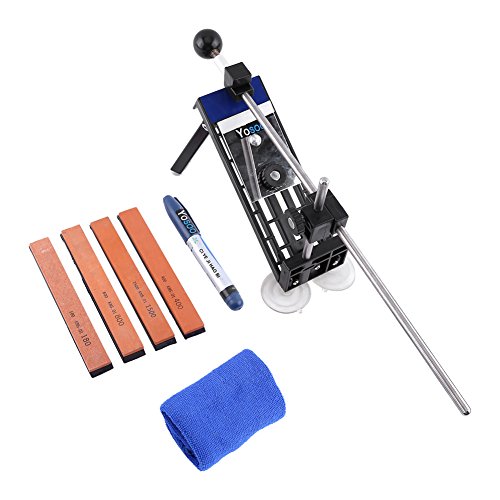 Upgraded Küchen- Messerschärfer, Fixed Angle Sharpener Kits Sharpemaker Kits Festwinkel Anspitzer Kits mit rutschfestem Messerschärfsystem und 4 Schleifsteinen Upgraded Küchen- Messerschärfer, Fixed Angle Sharpener Kits Sharpemaker Kits Festwinkel Anspitzer Kits mit rutschfestem Messerschärfsystem und 4 Schleifsteinen von Ejoyous
