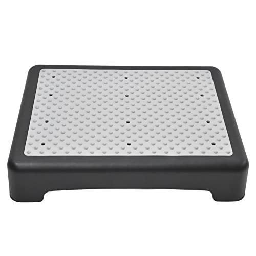 rutschfeste Halbstufen, Tritthocker Bad Badezimmer Stufe Bett Fußhocker Kunststoff Treppenhilfe Mobility Step Half Step Hocker, für Erwachsene Ältere Menschen von Ejoyous