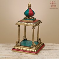 Messingstempel Mit Einer Exquisiten Steinmetzarbeit, 34 cm Hoch Messing Hindu Mandir Nandi Bulls, Pooja Ghar Tempel Religiöse Wohnkultur Messingstempel Mit Einer Exquisiten Steinmetzarbeit, 34 cm Hoch Messing Hindu Mandir Nandi Bulls, Pooja Ghar Tempel Religiöse Wohnkultur von EkaaHandicrafts
