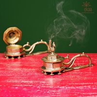 Weihrauchbrenner Dhoop Box Gebetslampe Aus Messing von EkaaHandicrafts