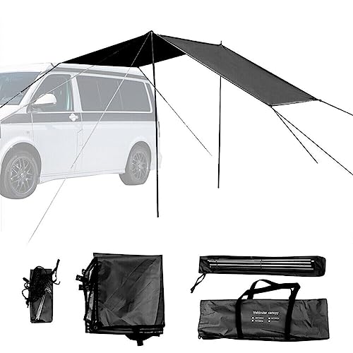 Auto Vordach Markise mit UV-Schutz für Wohnwagen, Wohnmobil, SUV 300cmx200cm von Ekakashop
