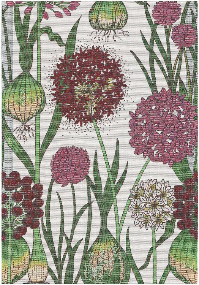 Ekelund Geschirrtuch Küchenhandtuch Allium 580 35x50 cm, (1-tlg., 1 x Geschirrtuch), Pixel gewebt (6-farbig) von Ekelund
