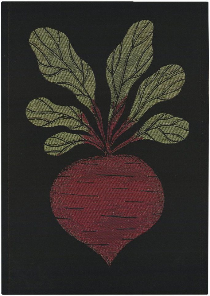 Ekelund Geschirrtuch Küchenhandtuch Rödbeta 930 48x70 cm, (1-tlg., 1 x Geschirrtuch), gewebt von Ekelund