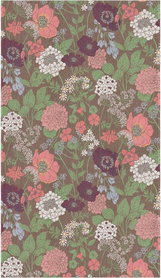 Ekelund Tischdecke Tischdecke Blomsterfång 550 145x250 cm, Pixel gewebt (6-farbig) von Ekelund