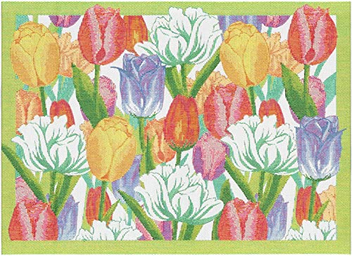 Ekelund - Tischsets (2er Set) Vårtulpaner 35x48 cm 100% Baumwolle von Ekelund