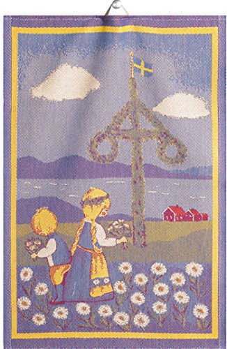 Handtuch / Küchentuch -Svensk Sommar- Mehrfarbig, 35x50 cm (Ekelund Schweden) von Ekelund