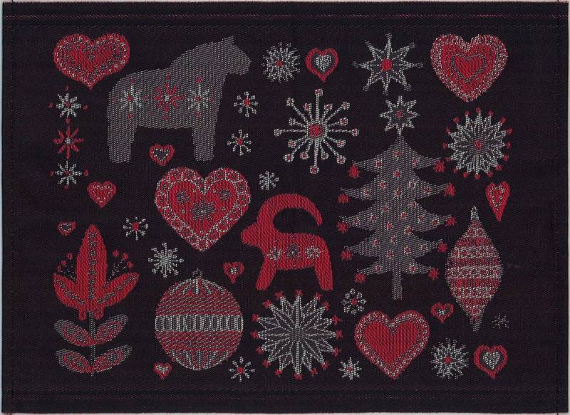 EKELUND MASTER WEAVERS 1692 Platzset Julnatt 900 35x48 cm, (Set, 2-St), unbehandelt von EKELUND MASTER WEAVERS 1692