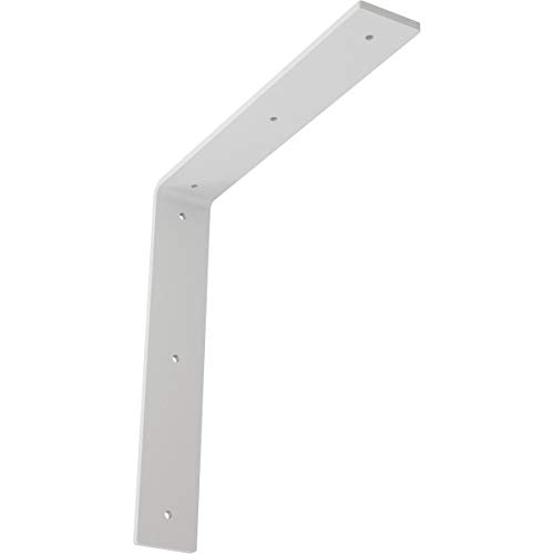 Ekena Millwork BKTMHA Steel Bracket Hamilton, Weiße Grundierung, 2" W x 12" D x 12" H von Ekena Millwork