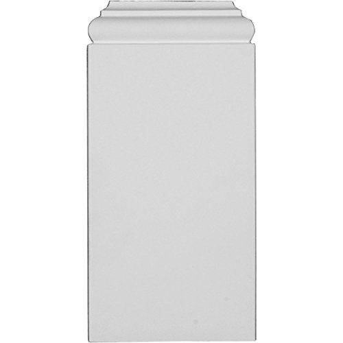 ekena Millwork PB05 X 10 X 01TR 12,7 cm W x 10 1/10,2 cm H x 1 1/10,2 cm P Traditionelle Sockel, Block von Ekena Millwork