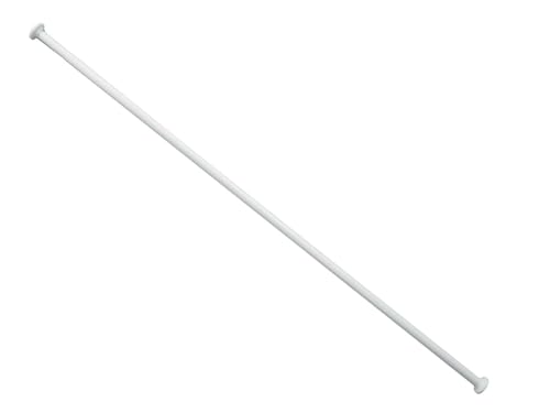 ALU Duschvorhangstange Weiss 125-220 cm Teleskopstange Klemmstange NEU von Ekershop