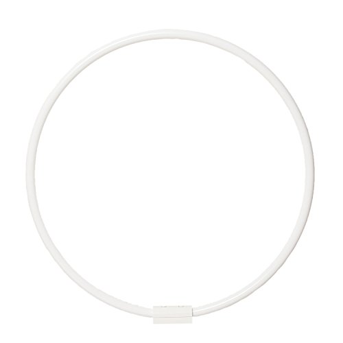 ALU RINGSTANGE Weiss RUND Ø 90 cm DUSCHVORHANGSTANGE WINKELSTANGE FÜR DUSCHVORHANG von Ekershop
