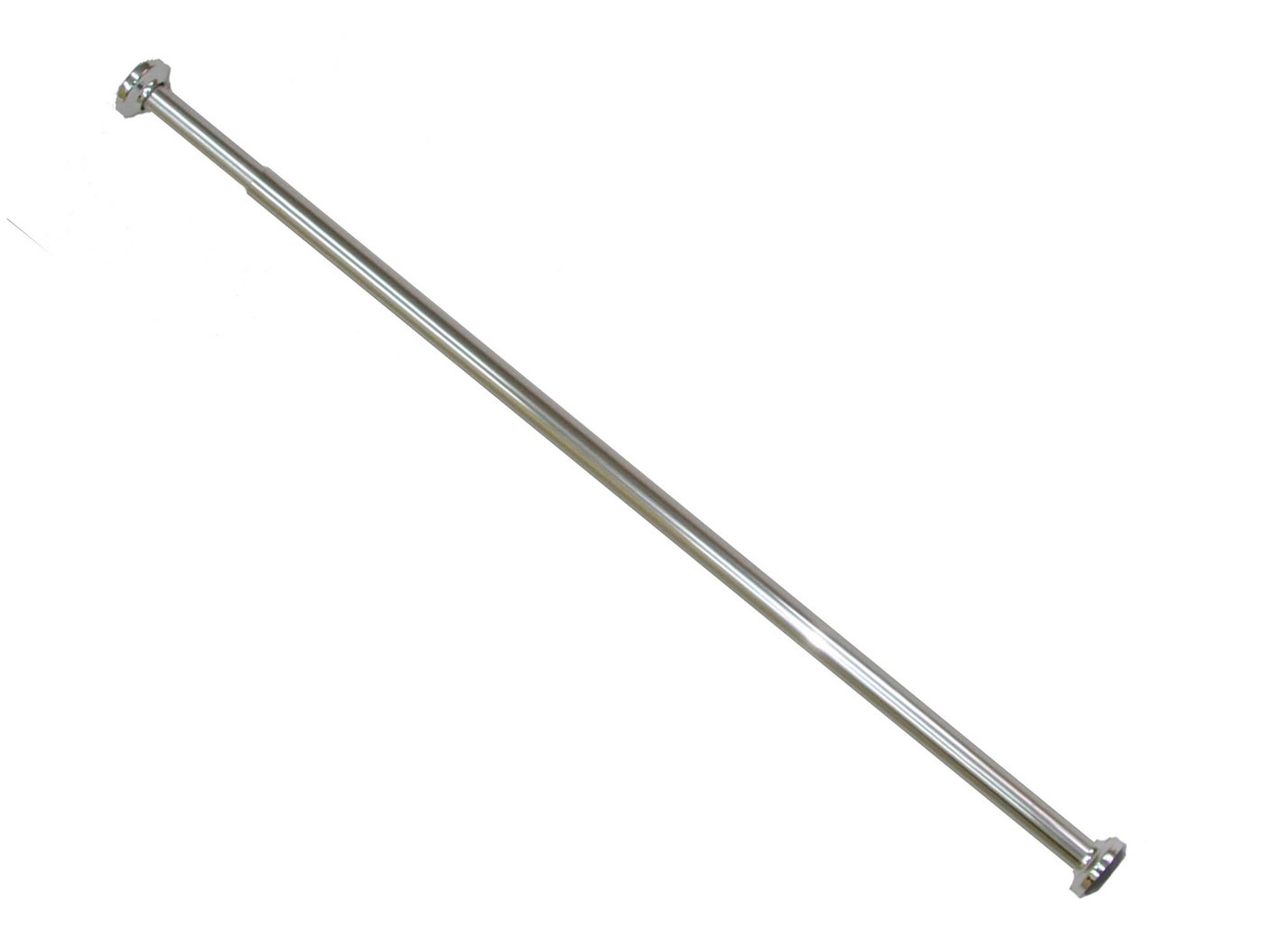 Ekershop Duschvorhangstange ALU Chrom glänzend Duschstange 70 - 120 cm Teleskopstange Klemmstange, Ø 20 mm, ausziehbar, kürzbar, geklemmt, Aluminium, für Duschvorhang ohne Duschvorhangringe, Antirutsch Pet, ohne Bohren Ekershop Duschvorhangstange ALU Chrom glänzend Duschstange 70 - 120 cm Teleskopstange Klemmstange, Ø 20 mm, ausziehbar, kürzbar, geklemmt, Aluminium, für Duschvorhang ohne Duschvorhangringe, Antirutsch Pet, ohne Bohren von Ekershop