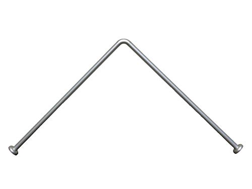 ALU WINKELSTANGE Eckstange 2er SILBER Eloxiert EXTRA DICK ! CHROM MATT 28 mm DUSCHVORHANGSTANGE 90x90 cm Eloksiert ALU WINKELSTANGE Eckstange 2er SILBER Eloxiert EXTRA DICK ! CHROM MATT 28 mm DUSCHVORHANGSTANGE 90x90 cm Eloksiert von Ekershop
