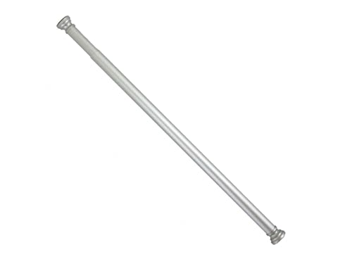 Extra Dick Alu Duschvorhangstange Chrom 140-250 cm Silber Glänzend Teleskopstange Klemmstange Wannen Stange für Duschwannen und Dusche von Ekershop