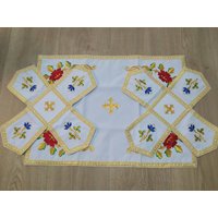Gestickte Kelchhüllen Aus Gabardine/Satin/Samt - Aer Und Kelchschleier-Set von EkklesiaStore