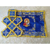 Bestickte Orthodoxe Kelchhüllen - Aer Und Kelchschleier-Set Bestickte Orthodoxe Kelchhüllen - Aer Und Kelchschleier-Set von EkklesiaStore