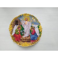 Liturgisch Bestickte Gewandapplikationen - Runder Symbolaufnäher Maschinenstickerei-Symbol Für Gewänder Symbol Liturgisch Bestickte Gewandapplikationen - Runder Symbolaufnäher Maschinenstickerei-Symbol Für Gewänder Symbol von EkklesiaStore