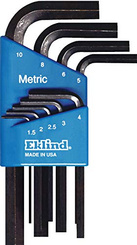 Eklind Rek10509 Metrisches Kurzarm-Set, 9 Schlüssel Eklind Rek10509 Metrisches Kurzarm-Set, 9 Schlüssel von Eklind