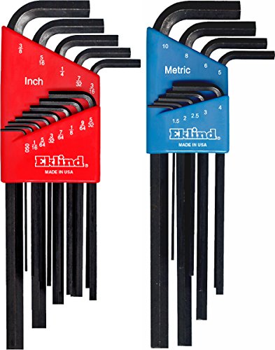 Eklind Tool Company EKL10222 22 St-ck Kombination Lange Hex-L Key Set in Kunststoff-Formteile Holders von Eklind