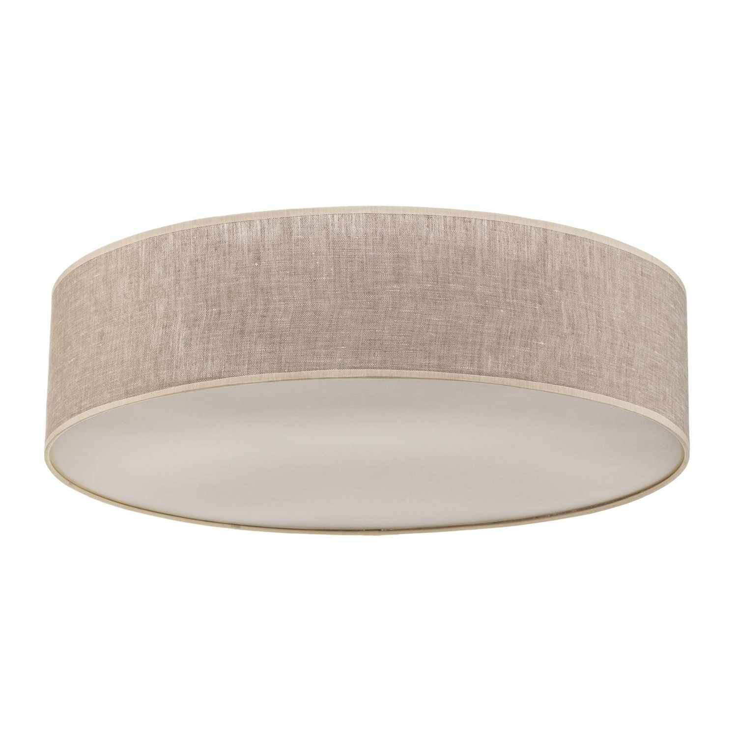 Eko Light Deckenleuchte Leano Hängeleuchte Lampe Leuchte E27 Grau Rund Leinen B-Ware von Eko-Light