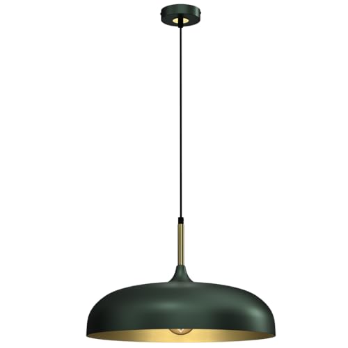 Eko-Light Milagro LINCOLN GRÜN/GOLD Pendelleuchte 1xE27 45cm Deckenleuchte Deckenlampe Hängeleuchte von MILAGRO