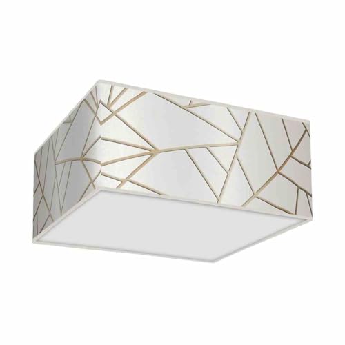 Eko-Light Milagro ZIGGY WHITE Weiß/Gold 2xE27 Deckenleuchte Deckenlampe von MILAGRO