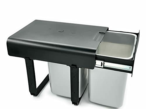 Ekotech 66033 Abfallsammler Ekko.40 grau 2X 16 Liter, Kunststoff, 32 liters Ekotech 66033 Abfallsammler Ekko.40 grau 2X 16 Liter, Kunststoff, 32 liters von Ekotech