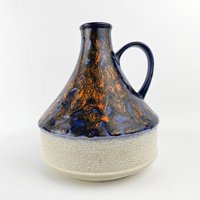 Eine Westdeutsche Fat Lava Vase Von Dumler & Breiden. Die Trägt Die Nummer 324-21 von Eksternest