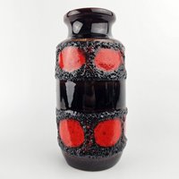 Eine Westdeutsche Fat Lava Vase Von Scheurich. Die Hat Die Nummer 213-20 von Eksternest