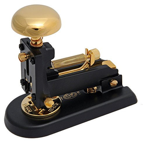 El Casco Tischhefter klein - Schwarz & 23-Karat vergoldet von El Casco