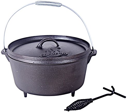 El Fuego Dutch Oven 8,46 L, schwarz von El Fuego