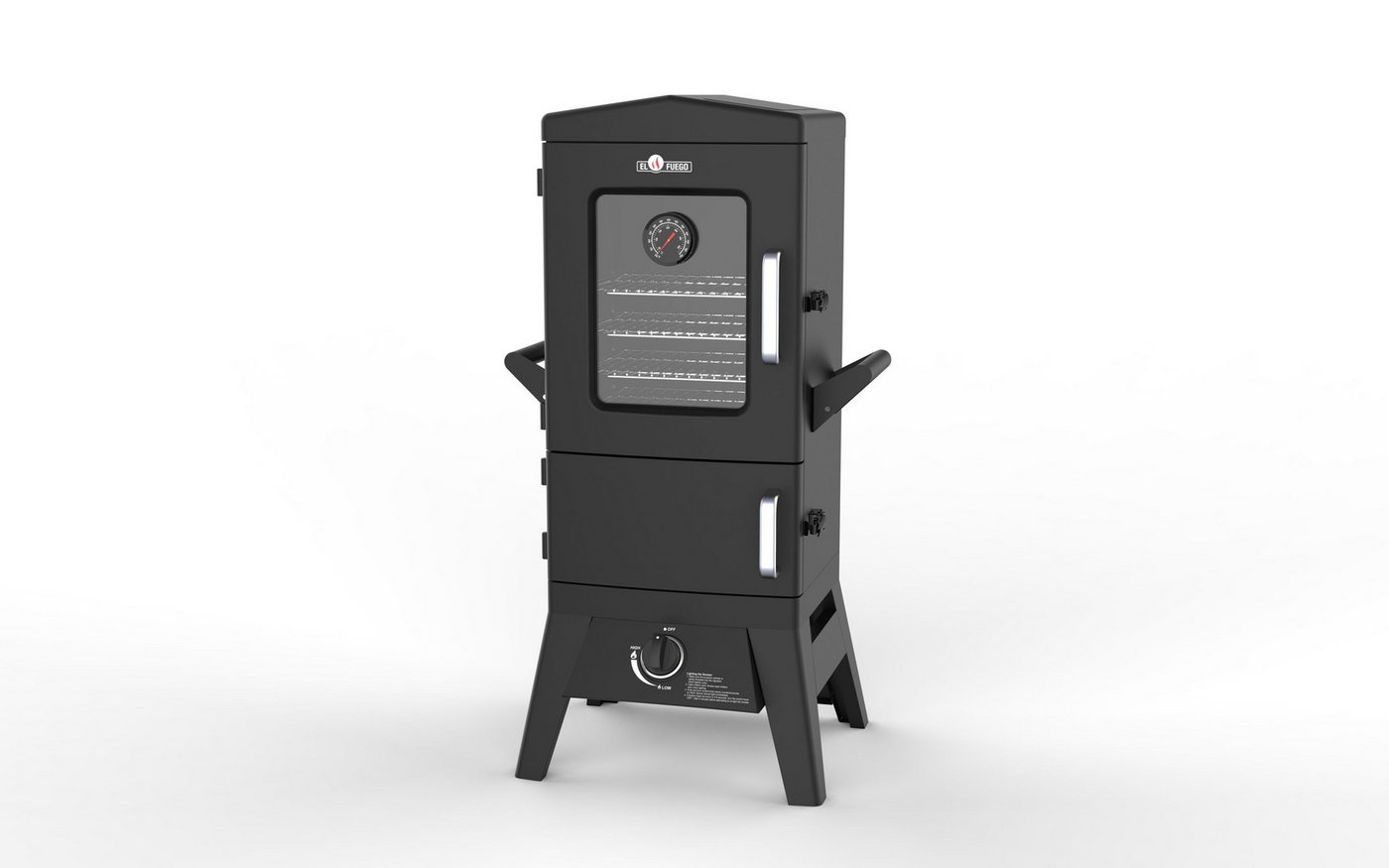 El Fuego Gasgrill El Fuego Gasgrill Portland W2 Smoker AY3176 mit Sichtfenster von El Fuego
