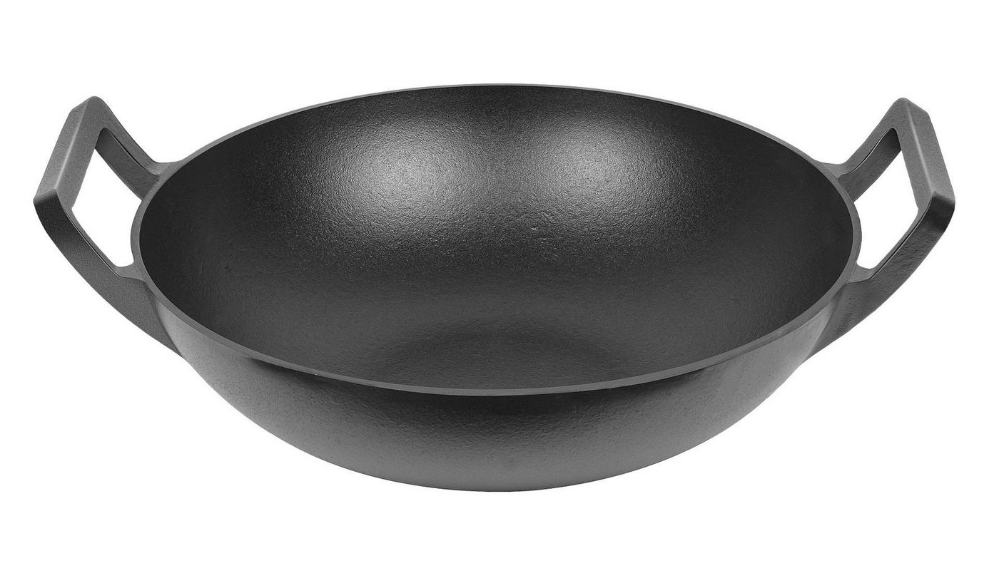 El Fuego Wok El Fuego Wok Gusseisen rund für Grill Durchmesser 31cm von El Fuego