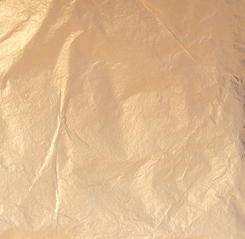 El Natural - Produkte aus der Natur 100 Blatt - Schlagmetall antikgold lose 16 x 16 cm zum Vergolden Blattmetall von El Natural - Produkte aus der Natur