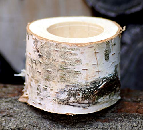 Kerzenhalter aus Birkenholz Höhe 5 cm Kerzenständer Teelichthalter Birkenstamm Birke Massivholz Kerzenhalter aus Birkenholz Höhe 5 cm Kerzenständer Teelichthalter Birkenstamm Birke Massivholz von El Natural - Produkte aus der Natur