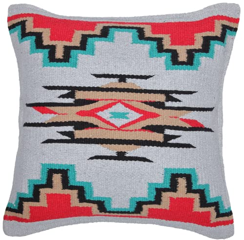 El Paso Designs Azteken-Kissenbezug, 45,7 x 45,7 cm, handgewebt im südwestlichen und indianischen Stil (F) von El Paso Designs