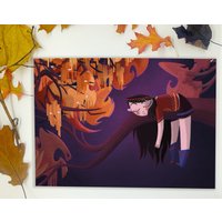 Reichtum Kunstdruck | Kinder Illustration Druck Folklore-Druck von ElAsparuhova