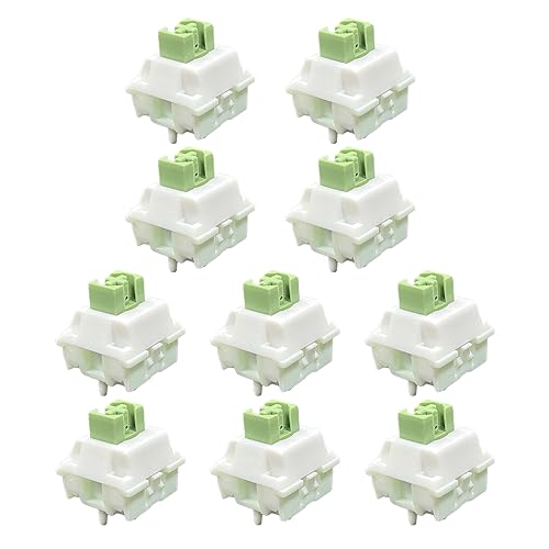 Eladcncmc 10PCS Matcha V2 Linear Schalter Iced Matcha Schalter 5PinAxis Hot Plug Staubdicht Für Mechanische Tastatur Eladcncmc 10PCS Matcha V2 Linear Schalter Iced Matcha Schalter 5PinAxis Hot Plug Staubdicht Für Mechanische Tastatur von Eladcncmc