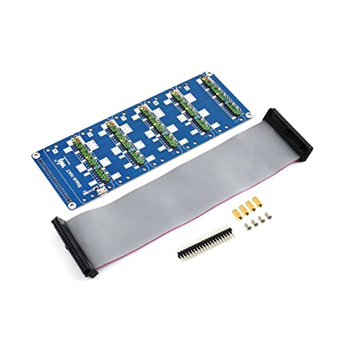 Eladcncmc Stack HAT Für 4B/3b GPIO Erweiterungsplatine 20x20Pins Mit Flachbandkabel 40PIN RPi Schraubenpaket Eladcncmc Stack HAT Für 4B/3b GPIO Erweiterungsplatine 20x20Pins Mit Flachbandkabel 40PIN RPi Schraubenpaket von Eladcncmc