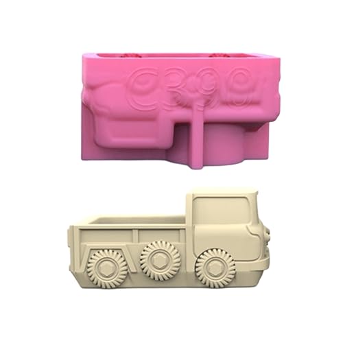 LKW Gips Blumentopf Silikonform Epoxidharz Gussform Sukkulente Vase Zement Tonform Stifthalterform von Eladcncmc